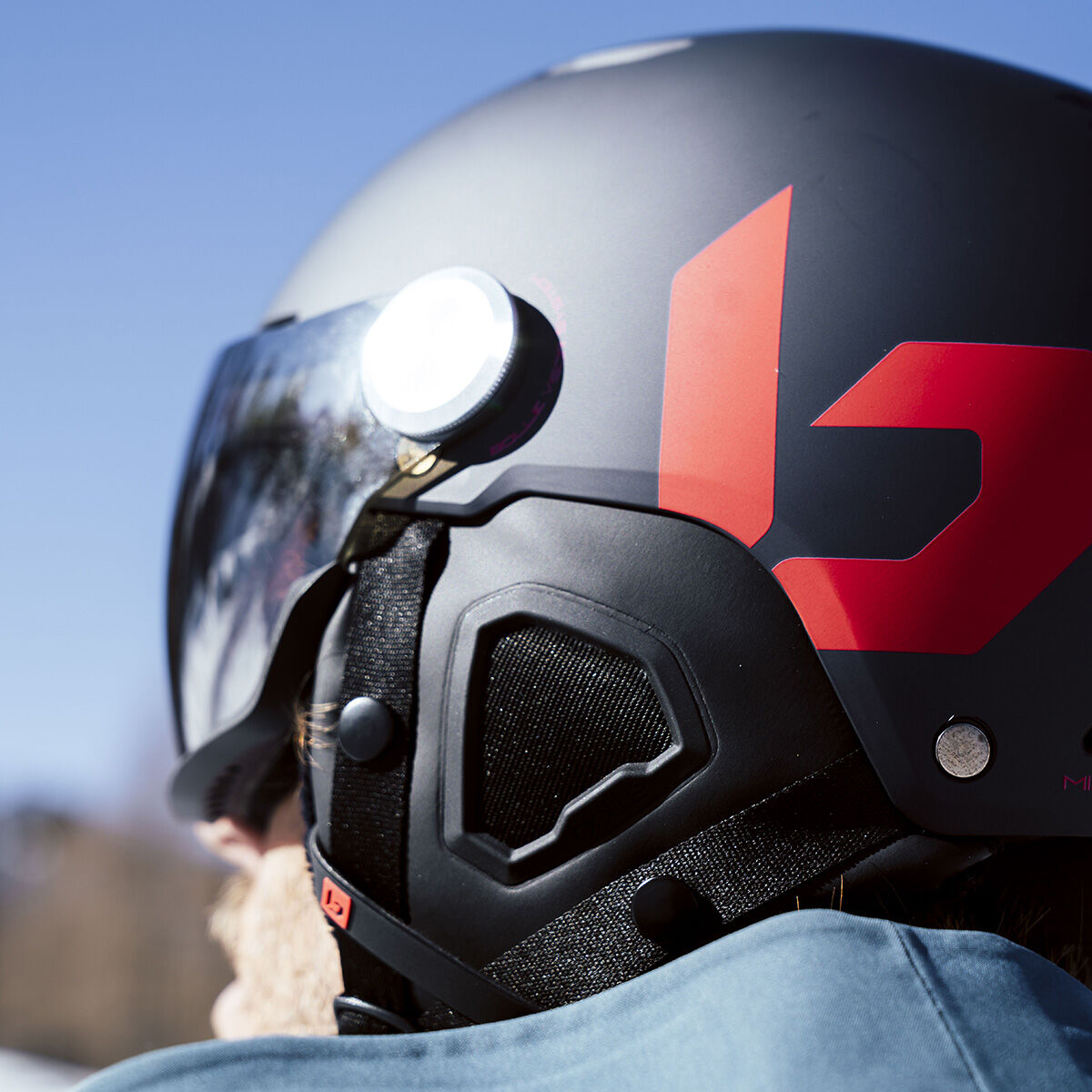 MIGHT VISOR, Titanium Red Matte-Brown Gun Cat 2, hi-res image number null